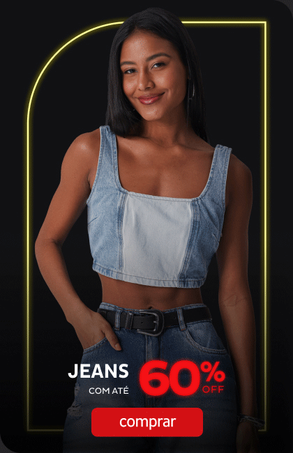 Jeans com até 60% OFF
