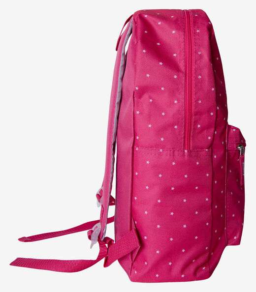 Mochila Feminina Estampada Padrao De Estrelas Clio Rosa