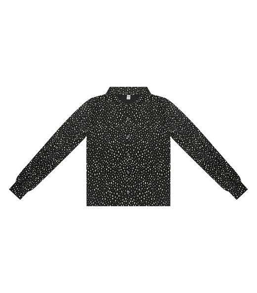 Camisa  Estampada Feminina Rovitex Preto