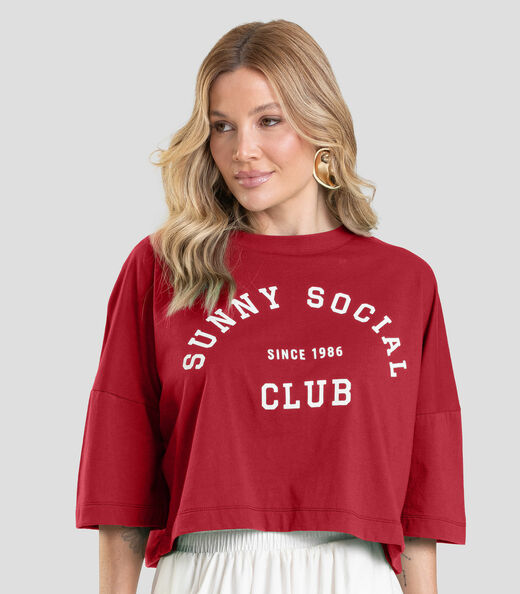 Image_T- Shirt Feminina Cropped Dianna Vermelho