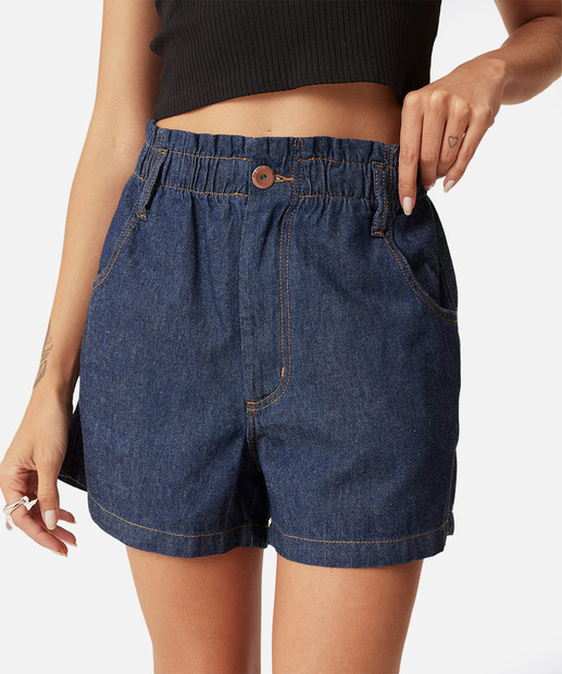 Short Jeans Feminino Clochard Bolsos Marisa