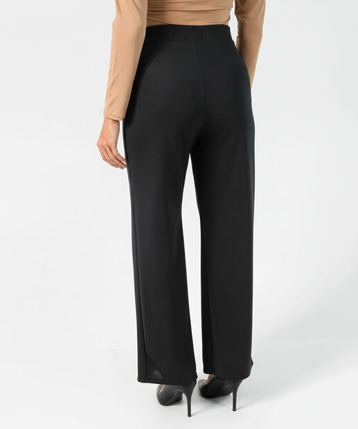 Calça Feminina Reta Botões Marisa Preto