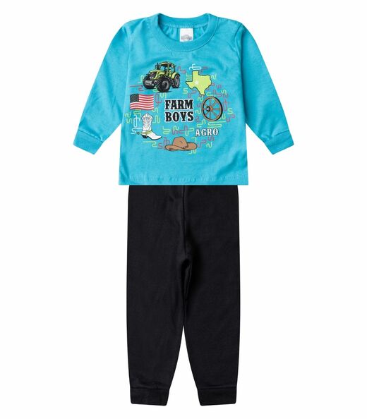 Image_Conjunto Menino Blusa Longa E Calça Select Azul