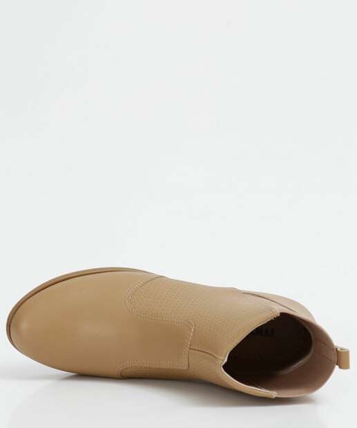 Bota Feminina Chelsea Bico Redondo Moleca 