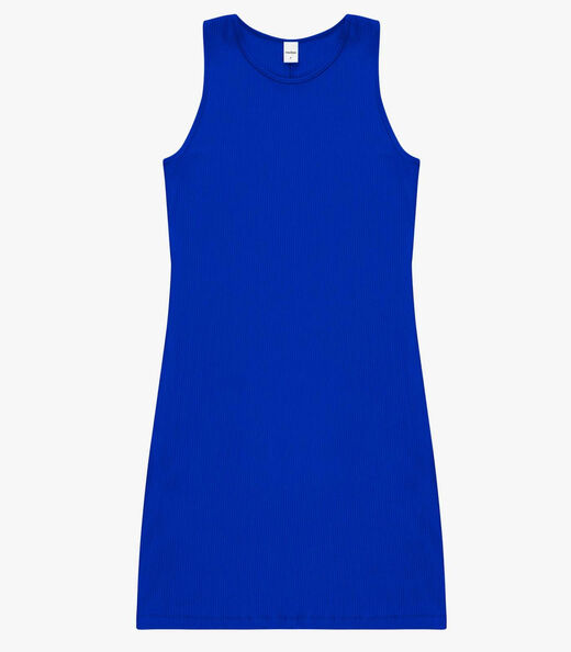 Image_Vestido Feminino Curto Básico Ribana Rovitex Azul