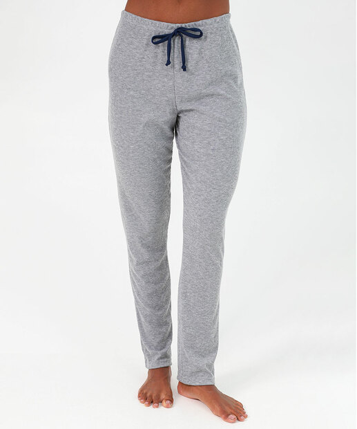 Pijama Feminino Longo Mescla Básico Marisa