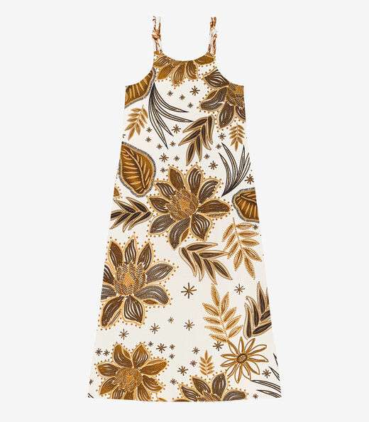 Image_Vestido Midi Feminino Endless em Viscotorcion Amarelo