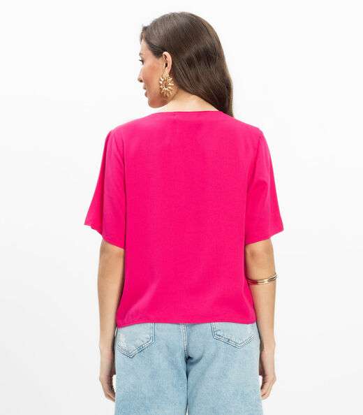 Blusa Viscose Double Feminina Endless Rosa