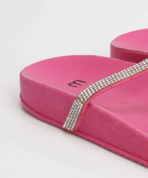 Rasteirinha Feminina Strass Marisa 