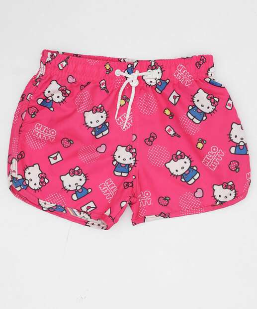 Image_Short Infantil Estampa Hello Kitty Sanrio Tam 4 a 10