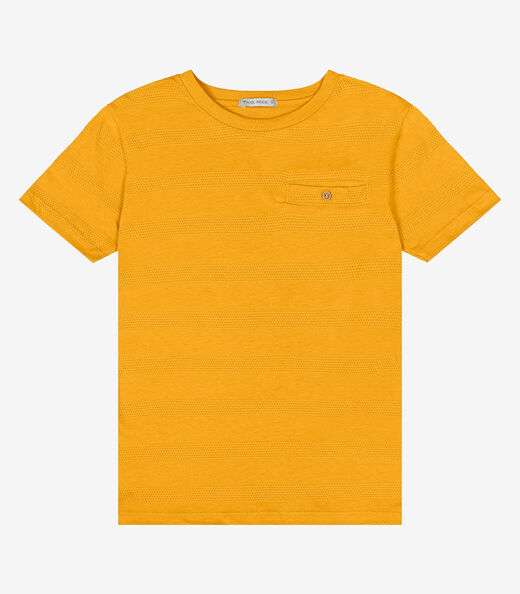 Camiseta Infantil Masculina Trick Nick Amarelo