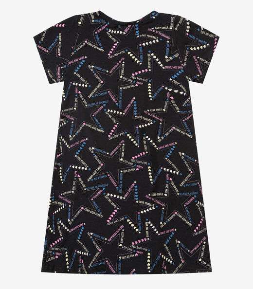 Vestido Menina Infantil Select Preto