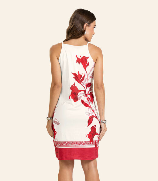 Vestido curto Endless Bege