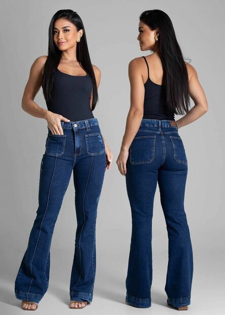 Calça Jeans Sawary Flare - 282068