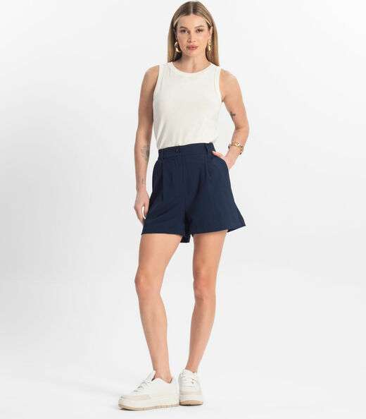Regata Básica Feminina em Cotton Leve Rovitex Bege