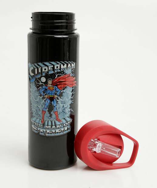 Garrafa Squeeze Estampa Super Homem Warner Bros 670ML