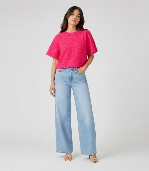 Blusa Feminina Em Malha Cocai Infinita Cor Rosa
