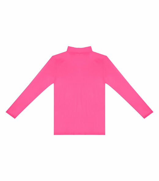 Blusa Manga Longa Básica Select Rosa