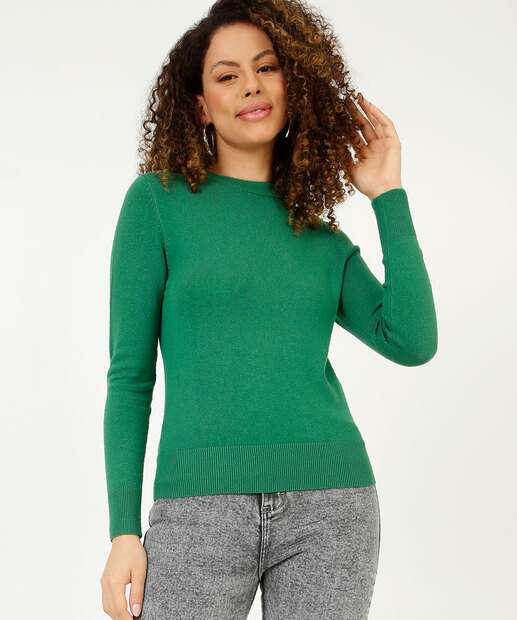 Suéter Feminino Tricô Marisa