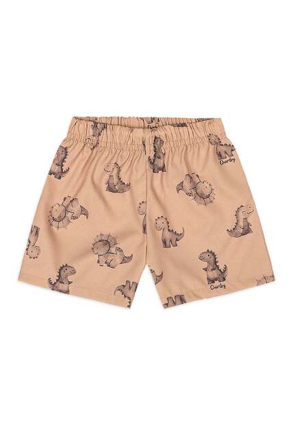Conjunto Bebê Camiseta Dino Bermuda Quimby