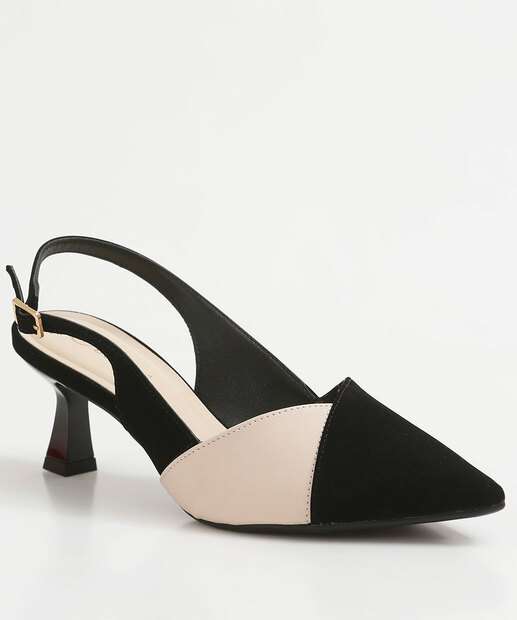 Scarpin Feminino Slingbak Salto Fino Bebecê
