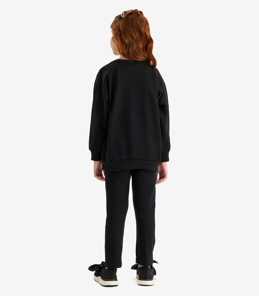 Conjunto Blusão com Legging Rovi Kids Preto