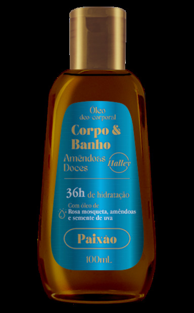 Image_Halley Amêndoas Doces Óleo Deo Corporais Corpo e Banho 100ML