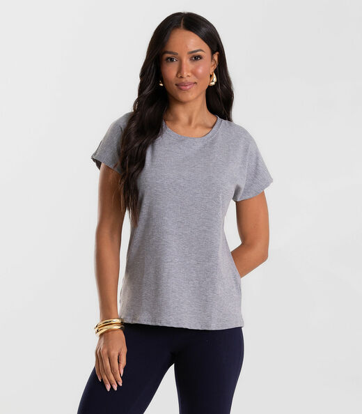 Image_Blusa Feminina Canelada Rovitex Cinza