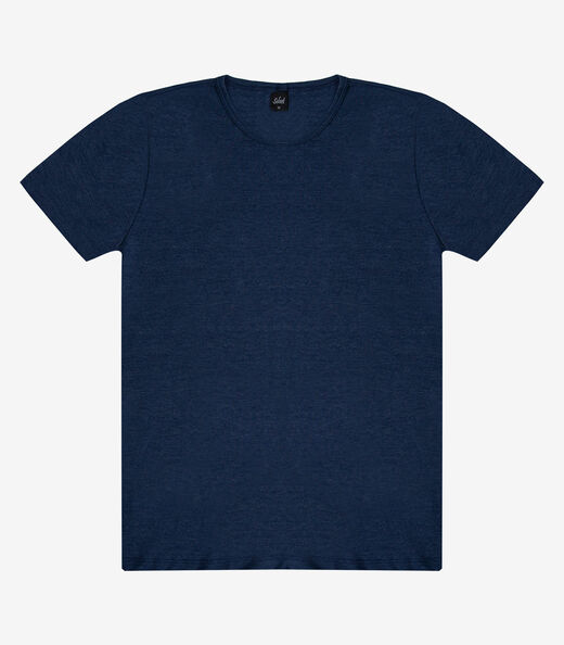 Camiseta Masculina Básica Em Malha Rover Select Azul
