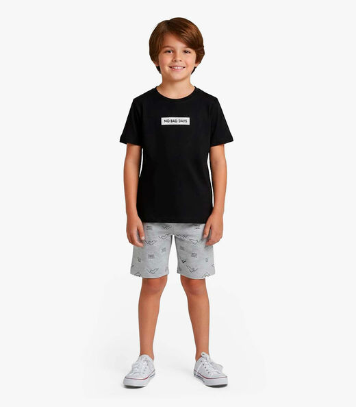 Image_Conjunto Infantil Camiseta e Bermuda Select Cinza