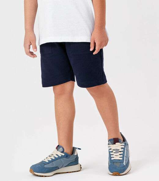 Conjunto Infantil Camiseta Com BermudaTrick Nick Branco