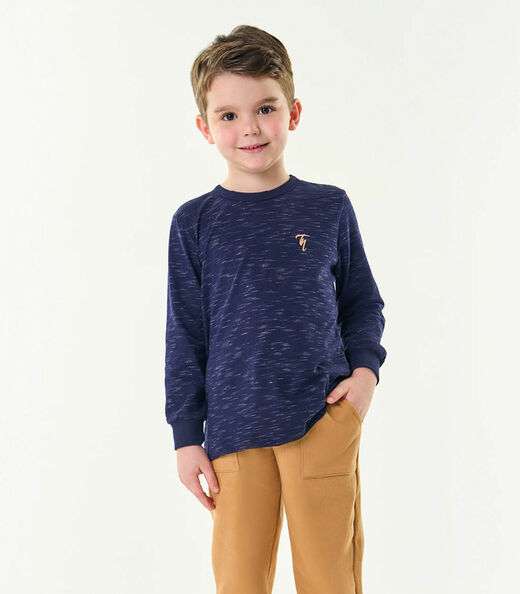 Image_Camiseta Infantil Masculina Manga Longa Trick Nick Azul