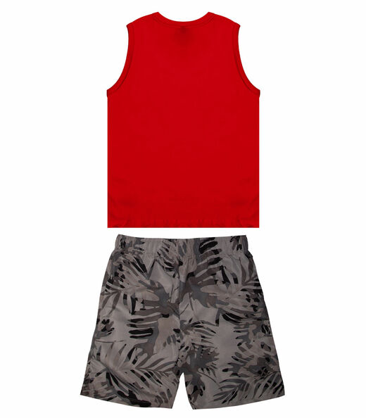 Conjunto Infantil Rovitex Kids Vermelho