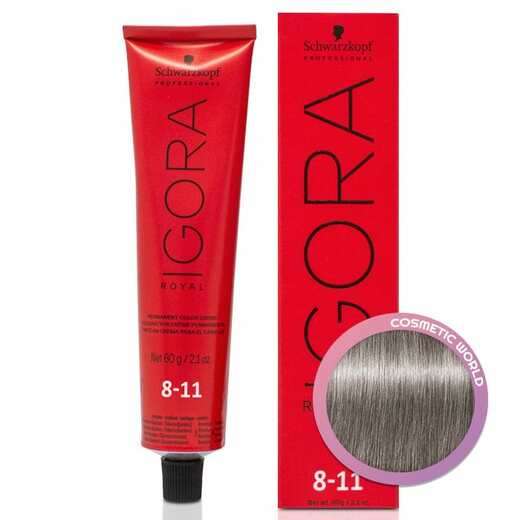 Image_Schwarzkopf Igora Royal Coloração 8/11 Louro Claro Cinza Extra 60ml