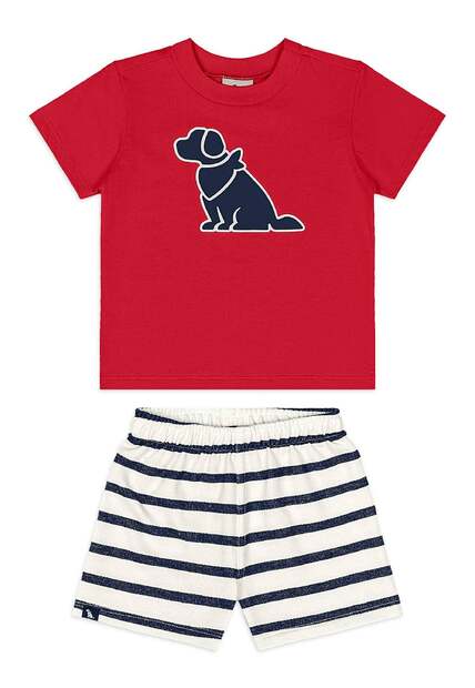 Conjunto Bebê Camiseta Bermuda Quimby