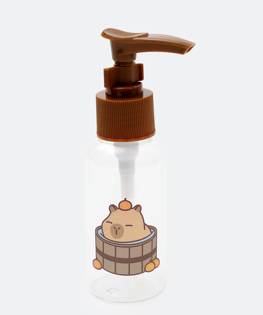 Kit De Viagem Feminino 3 Peças Capivara Marisa Marrom