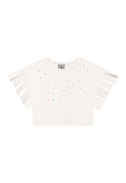 Image_Blusa Infantil Manga Franzida Strass Quimby