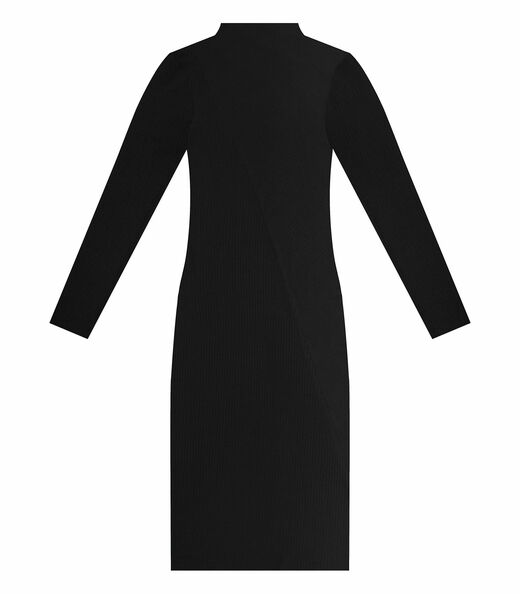 Vestido Manga Longa Feminino Rovitex Preto