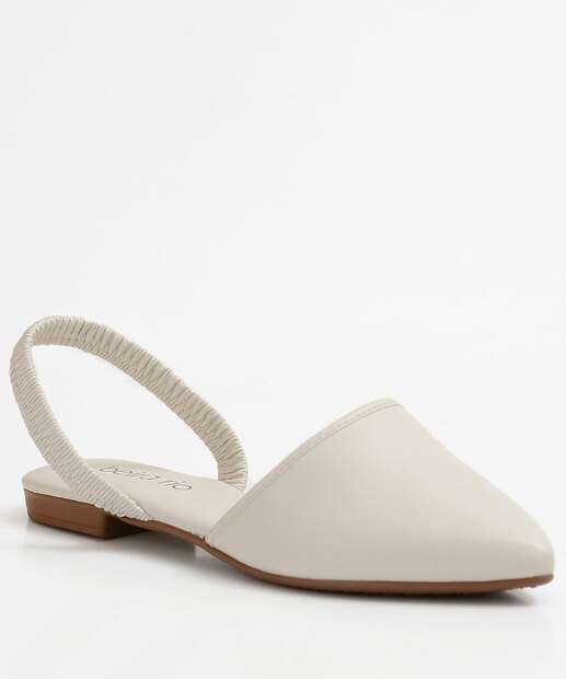 Sapatilha Feminina Slingback Bico Fino Tira Beira Rio 