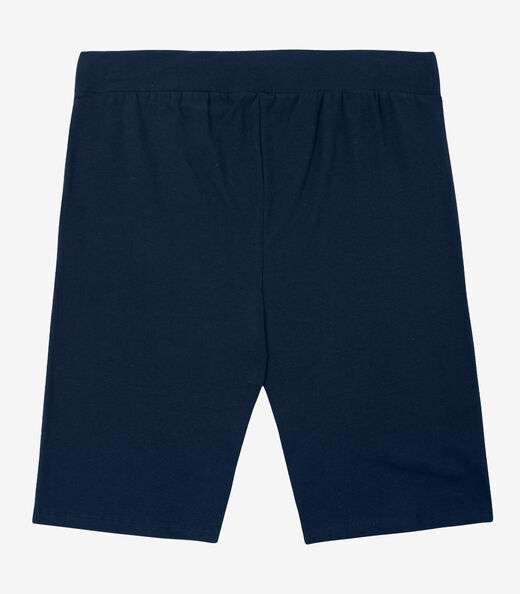 Bermuda Ciclista Feminina em Cotton Pesado Select Azul