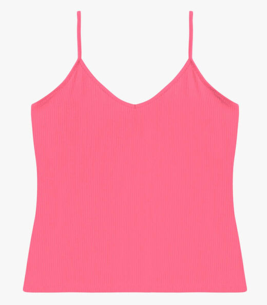 Image_Blusa De Alça Feminina Canelada Rovitex Rosa