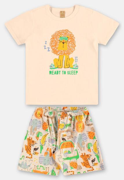 Pijama Infantil Camiseta e Bermuda Up Baby