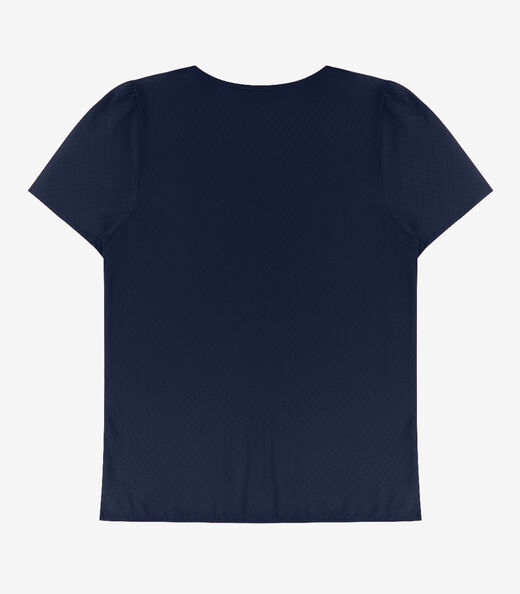Blusa Feminina Em Viscose Infinita Cor Azul