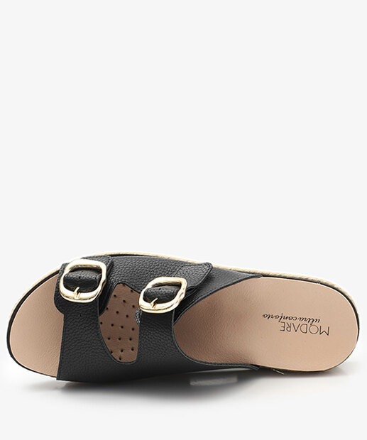 Rasteirinha Birken Feminina Modare Preto