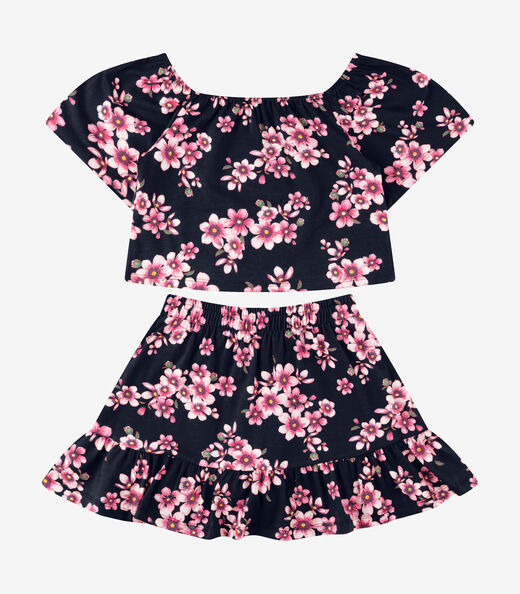 Image_Conjunto Blusa com Saia Cotton Rovi Kids Azul