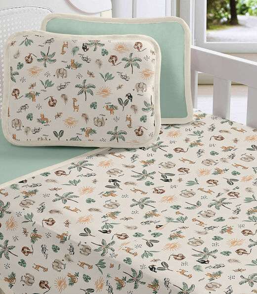 Image_Jogo Cama Baby Estampado Vivaldi Verde