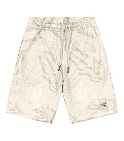 Bermuda Infantil Masculina Em Moletinho Trick Nick Bege