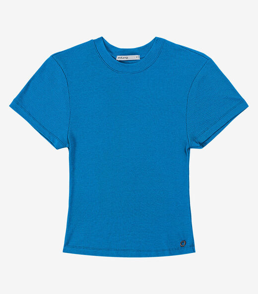 Blusa Feminina Em Ribana Endless Azul
