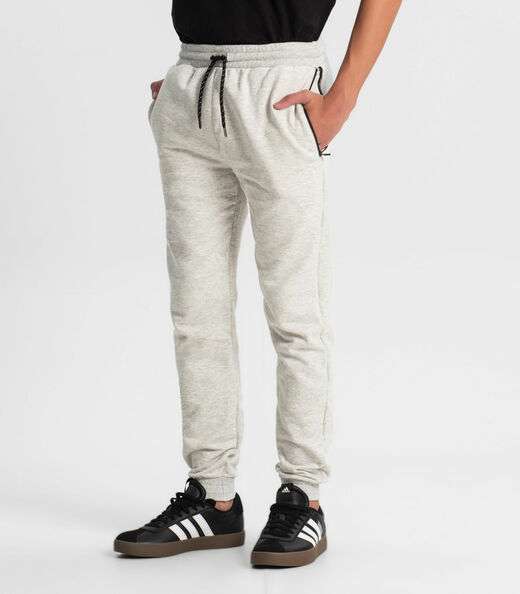 Calça Jogger Juvenil Masculina Minty Cinza