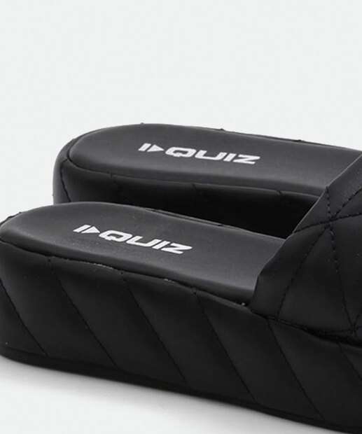 Tamanco Feminino Slide Flatform Matelassê Quiz